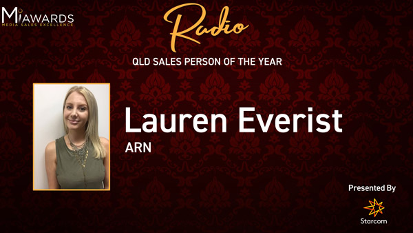 QLD Radio Sales Person of the Year