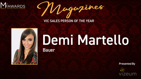 VIC Magazine Sales Person of the Year