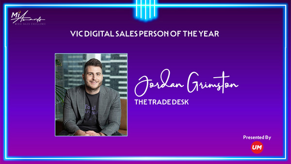 VIC Digital Sales Person of the Year
