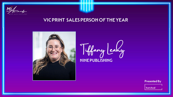 VIC Print Media Sales Person of the Year