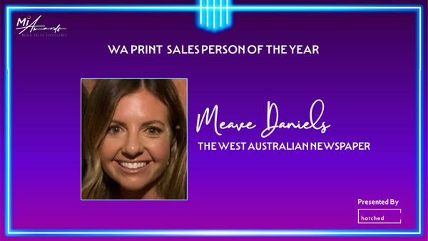 WA Print Media Sales Person of the Year