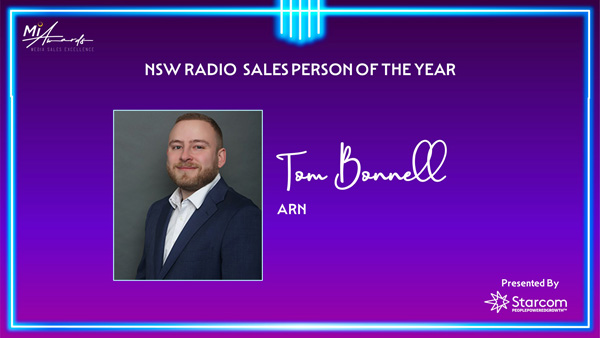 NSW Radio Sales Person of the Year