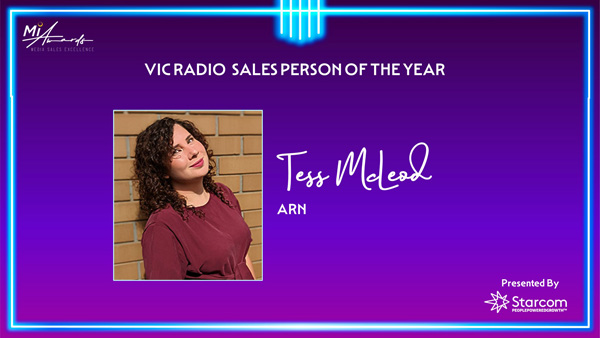 VIC Radio Sales Person of the Year