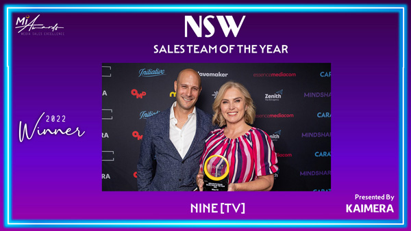 NSW Sales Team of the Year
