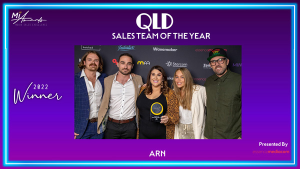 QLD Sales Team of the Year
