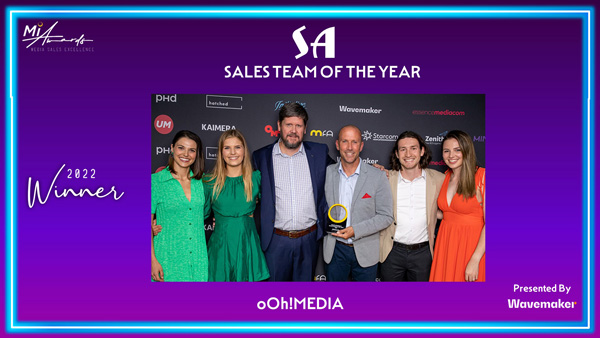 SA Sales Team of the Year