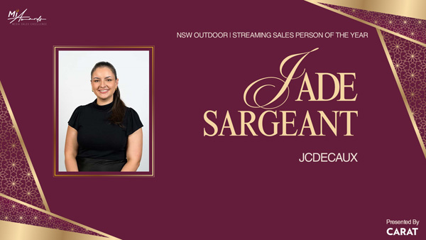 NSW Outdoor/Cinema Sales Person of the Year