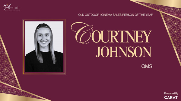 QLD Outdoor/Cinema Sales Person of the Year