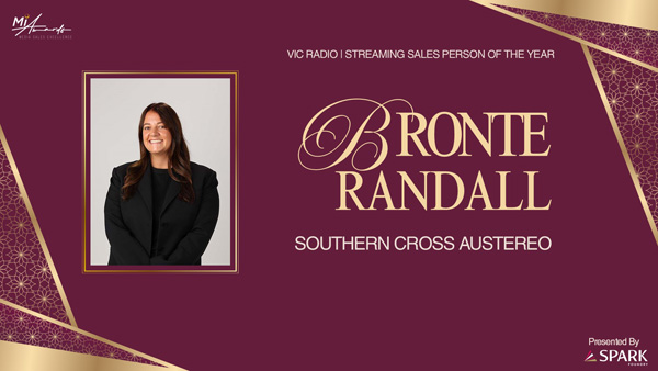 VIC Radio/Streaming Sales Person of the Year