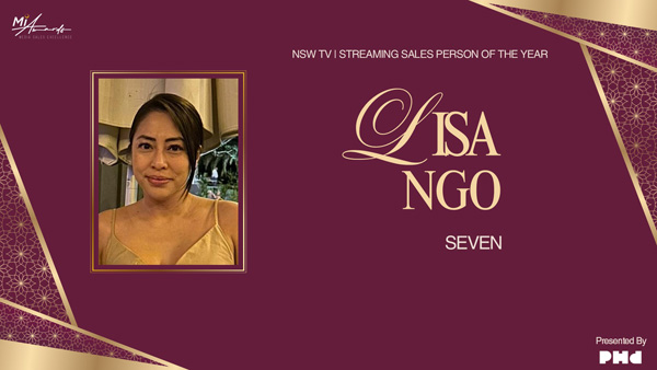 NSW Television/Streaming Sales Person of the Year